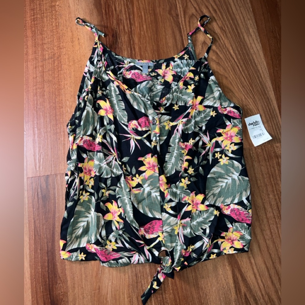 New Floral Tank from Charlotte Rouse
